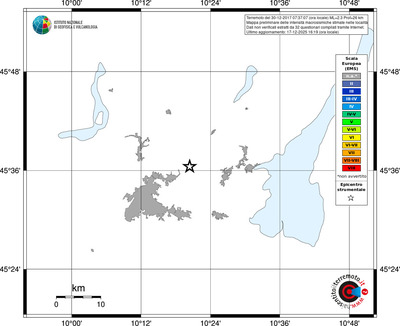 Mappa EMS - territori località