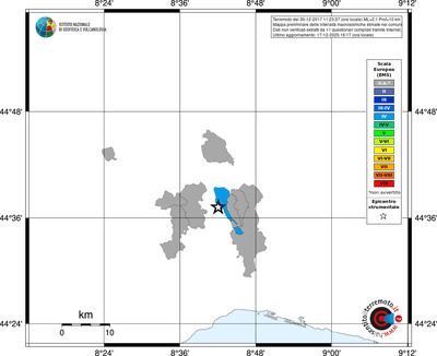 Mappa EMS - territori comuni
