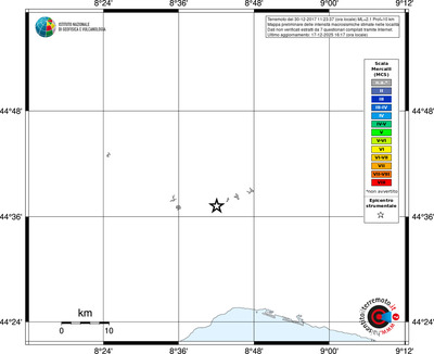 Mappa MCS - territori località