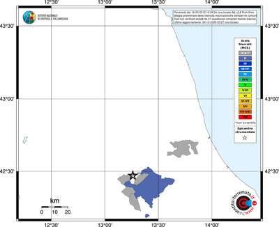 Mappa MCS - territori comuni