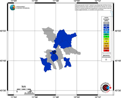 Mappa EMS - territori comuni