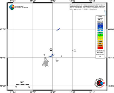Mappa MCS - territori località