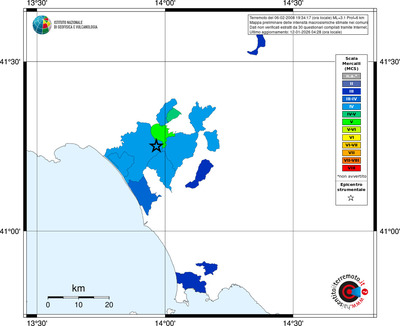 Mappa MCS - territori comuni