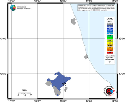 Mappa MCS - territori comuni