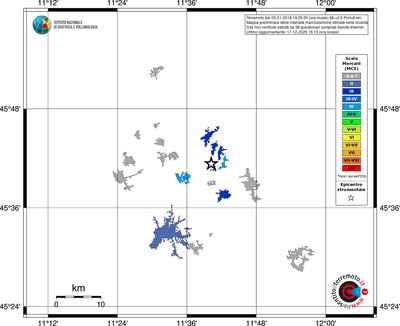 Mappa MCS - territori località