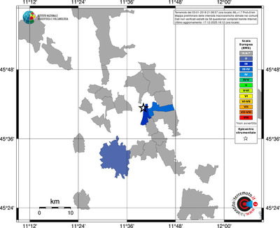 Mappa EMS - territori comuni