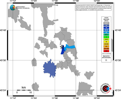 Mappa MCS - territori comuni