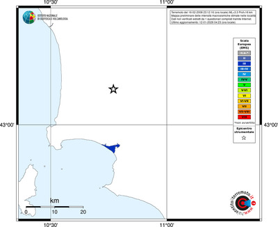 Mappa EMS - territori località