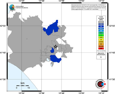 Mappa EMS - territori comuni