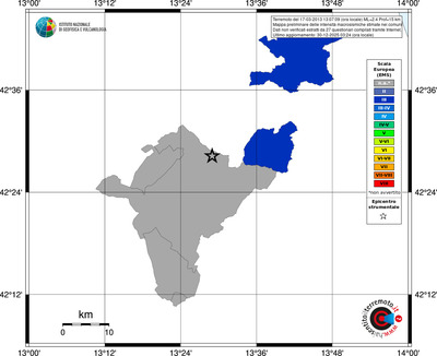 Mappa EMS - territori comuni