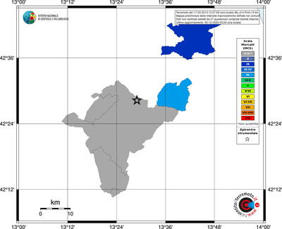 Mappa MCS - territori comuni
