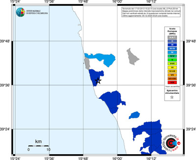 Mappa EMS - territori comuni
