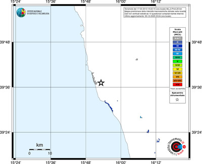 Mappa MCS - territori località