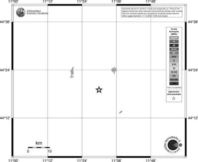 Mappa EMS - territori località