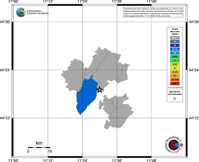 Mappa MCS - territori comuni