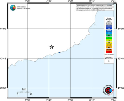 Mappa EMS - territori località
