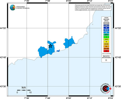 Mappa MCS - territori comuni
