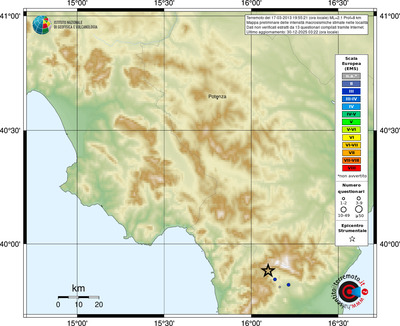 Mappa EMS - località