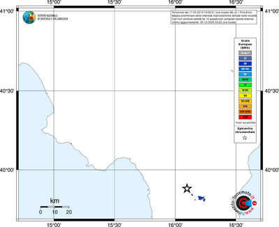 Mappa EMS - territori località