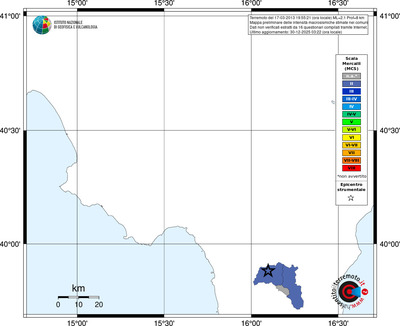 Mappa MCS - territori comuni