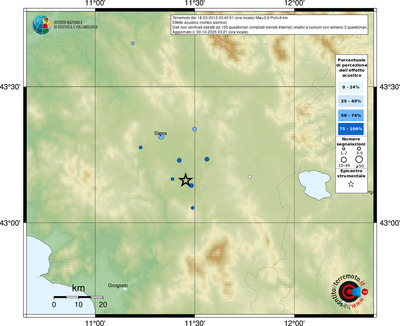 Mappa comuni con almeno 3 questionari