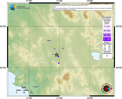 Mappa comuni con almeno 3 questionari