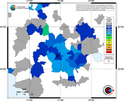 Mappa EMS - territori comuni