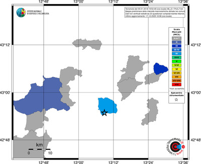 Mappa MCS - territori comuni