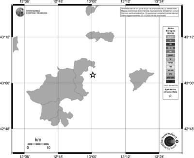 Mappa EMS - territori comuni