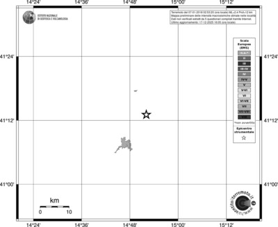 Mappa EMS - territori località