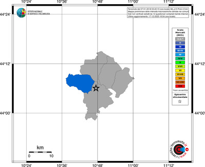Mappa MCS - territori comuni