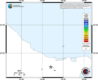 Mappa EMS - territori località