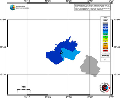 Mappa EMS - territori comuni