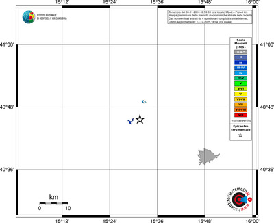 Mappa MCS - territori località