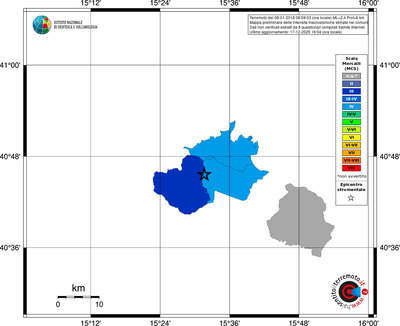 Mappa MCS - territori comuni