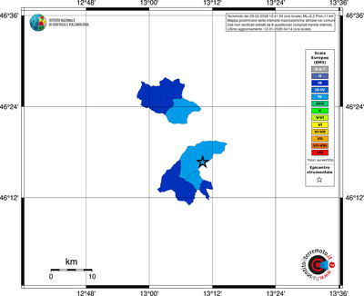 Mappa EMS - territori comuni