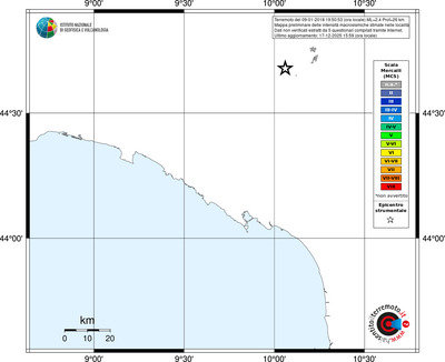 Mappa MCS - territori località