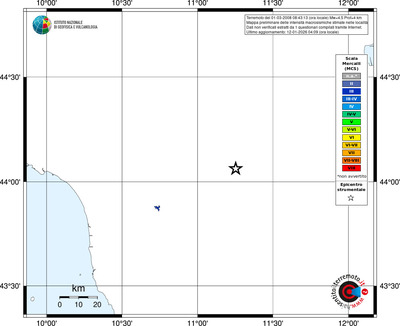 Mappa MCS - territori località