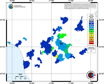 Mappa MCS - territori comuni