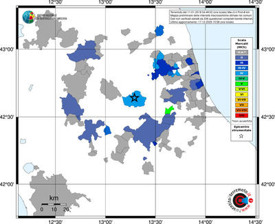 Mappa MCS - territori comuni