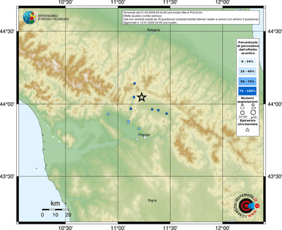 Mappa comuni con almeno 3 questionari
