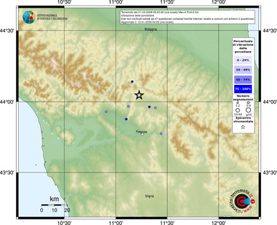 Mappa comuni con almeno 3 questionari