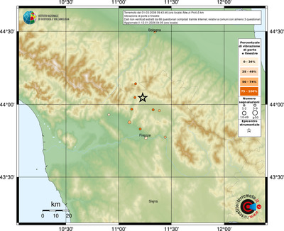 Mappa comuni con almeno 3 questionari