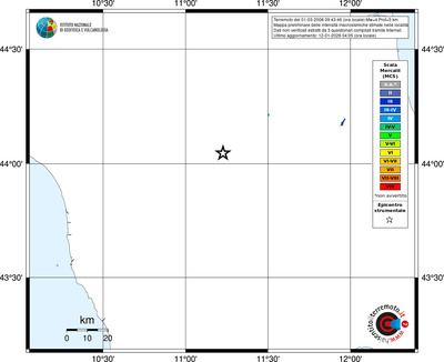 Mappa MCS - territori località