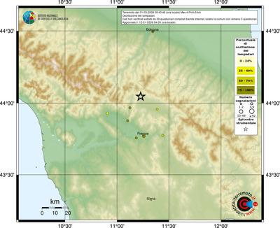 Mappa comuni con almeno 3 questionari