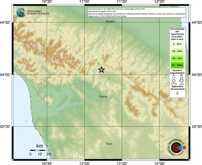 Mappa comuni con almeno 3 questionari