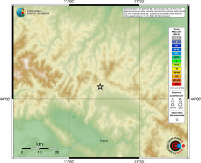 Mappa MCS - località