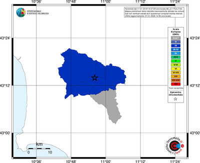 Mappa EMS - territori comuni