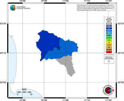 Mappa MCS - territori comuni