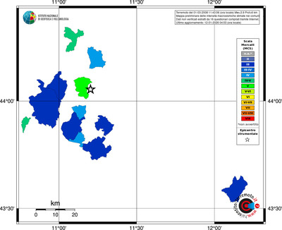 Mappa MCS - territori comuni